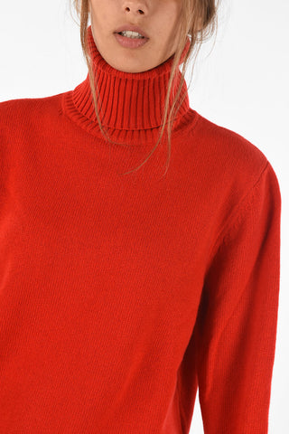 Wool and Cashmere Turtleneck Sweater