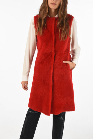 sleeveless Shearling jacket