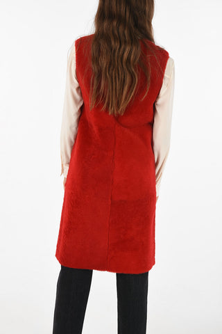 sleeveless Shearling jacket