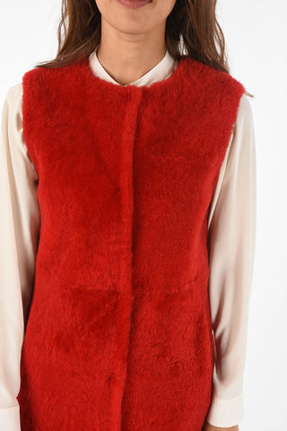 sleeveless Shearling jacket