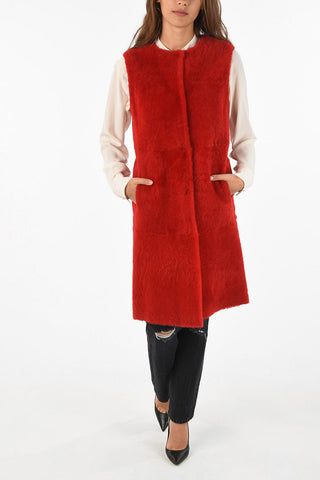 sleeveless Shearling jacket