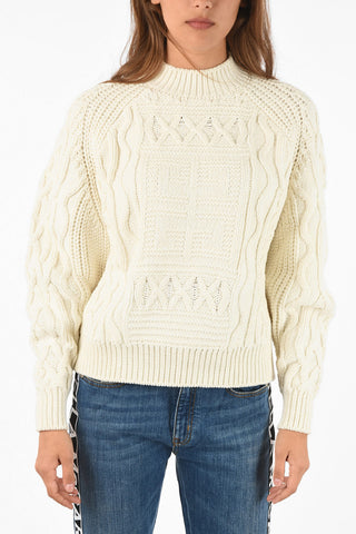 Crewneck Aran Sweater