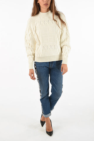 Crewneck Aran Sweater