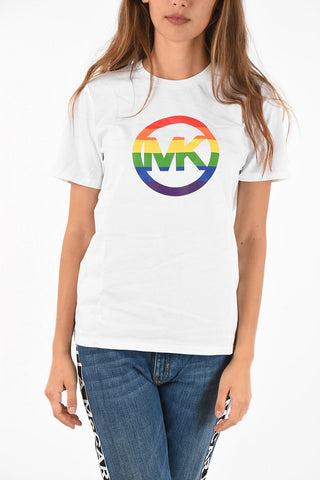 MICHAEL Printed RAINBOW Crewneck T-shirt