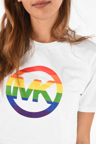 MICHAEL Printed RAINBOW Crewneck T-shirt