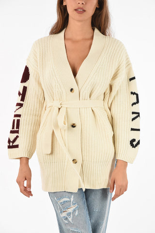 cable knit cardigan