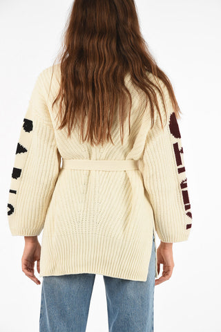 cable knit cardigan