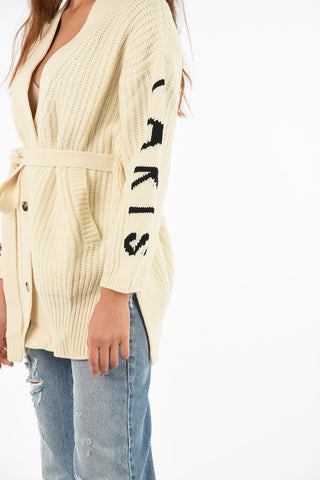 cable knit cardigan