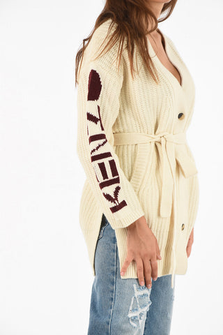 cable knit cardigan