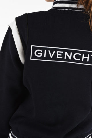 Bomber in Maglia in Lana