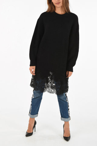 lace knit dress