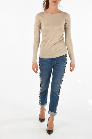 Cashmere Glittered Crweneck Sweater