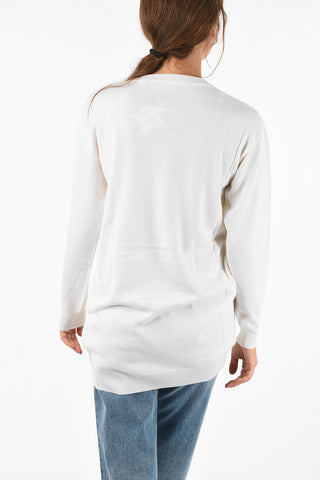 COUTURE! crew-neck maxi sweater