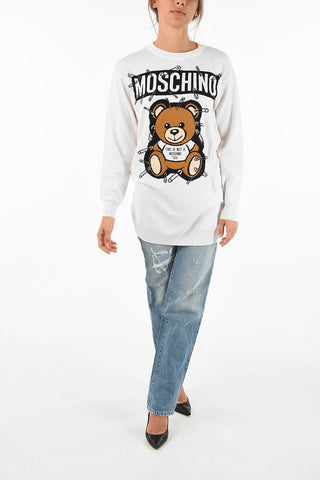 COUTURE! crew-neck maxi sweater