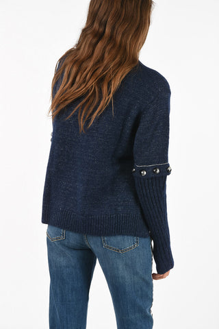 turtle-neck sweaterWith Removable Sleeve