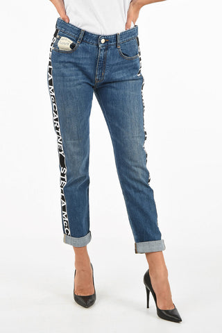 Stretch Denim Piping Jeans