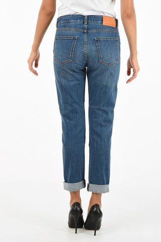 Stretch Denim Piping Jeans