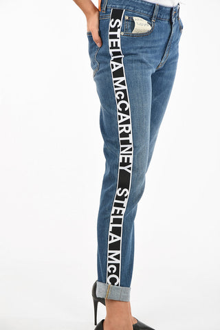 Stretch Denim Piping Jeans
