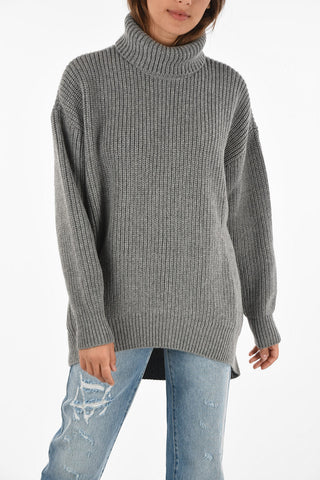 Maglione Oversize a Collo Alto