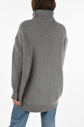 Maglione Oversize a Collo Alto