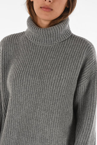 Maglione Oversize a Collo Alto