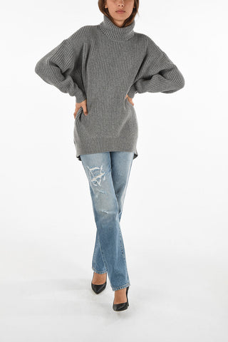 Maglione Oversize a Collo Alto