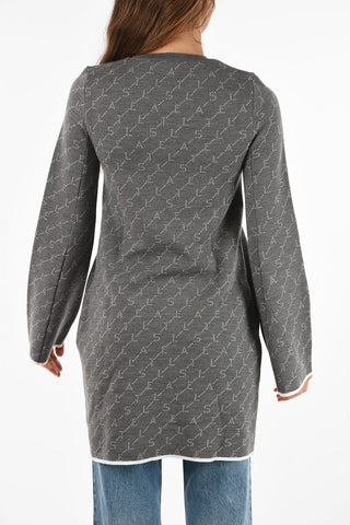 all over logo mini dress