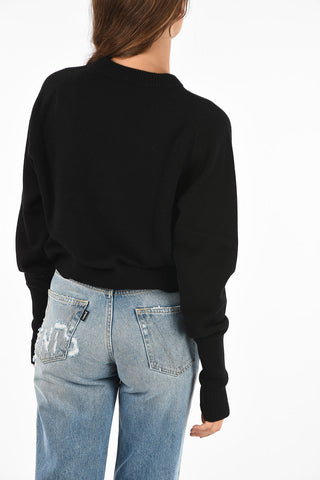 maglia girocollo in cashmere