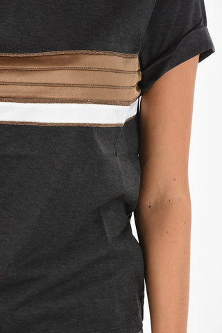 rhinestone embellished t-shirt
