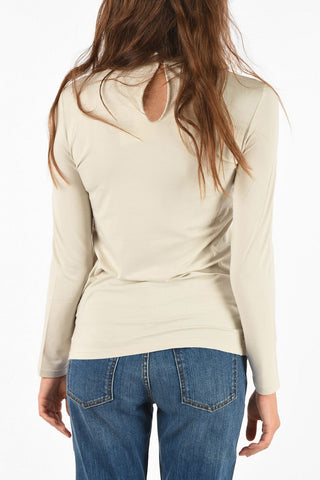 Crewneck T-shirt with Strass
