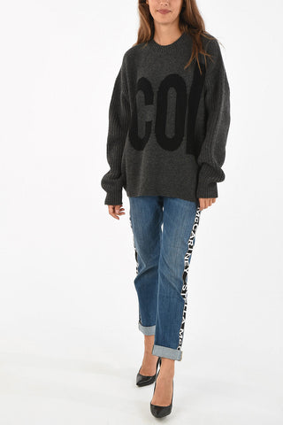 ribbed maxi sweater