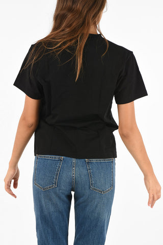 T-shirt con stampa girocollo
