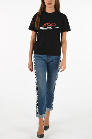 T-shirt con stampa girocollo