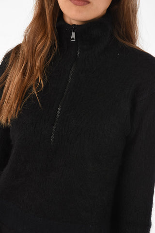 turtle-neck sweater