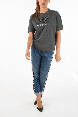 Studded Crop T-shirt