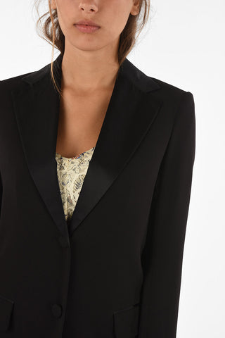 flap pocket 2-button blazer