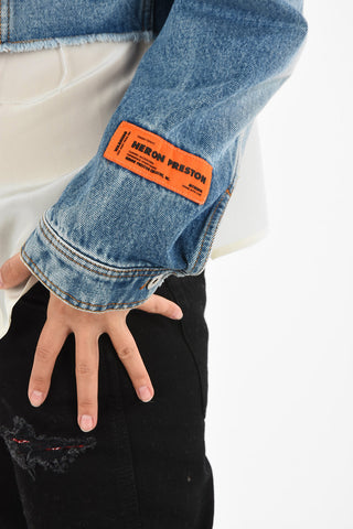 waist length denim jacket