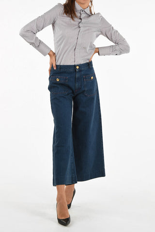 Jeans Flare a Vita Alta