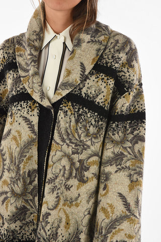 Cappotto stampa floreale