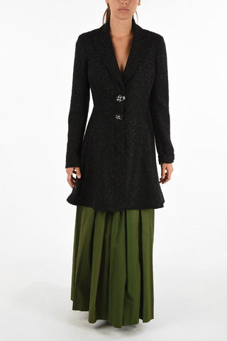 glittered chesterfield coat