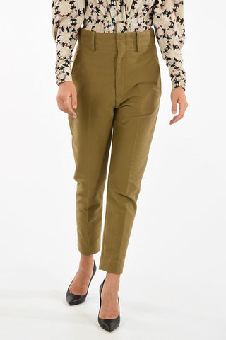 ETOLIE pantalone capri a vita alta