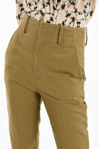 ETOLIE pantalone capri a vita alta
