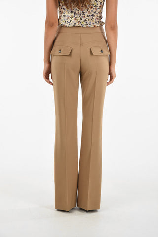 single pleat palazzo Pants