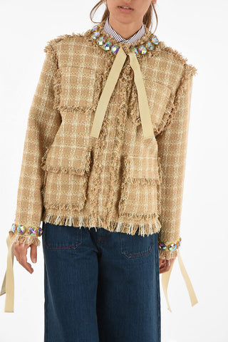 snap button blazer