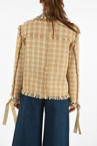 snap button blazer