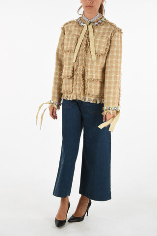 snap button blazer