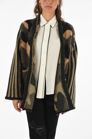 fuzzy cardigan