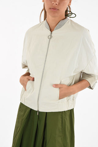 waist length 3/4 Sleeve Bomber Jacket