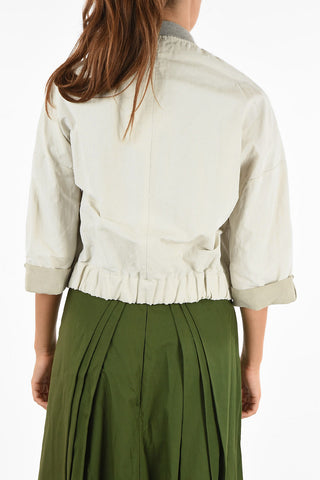 waist length 3/4 Sleeve Bomber Jacket