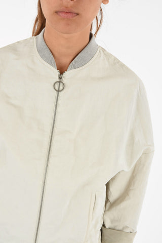 waist length 3/4 Sleeve Bomber Jacket